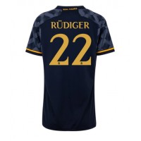 Real Madrid Antonio Rudiger #22 Auswärtstrikot Frauen 2023-24 Kurzarm